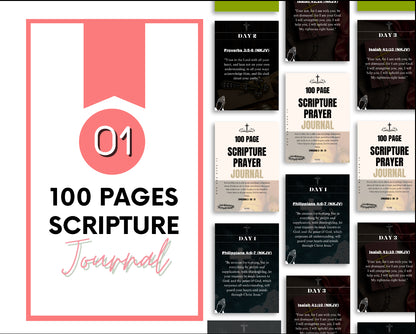 100 Page Digital Scripture Prayer Journal