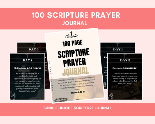 100 Page Digital Scripture Prayer Journal